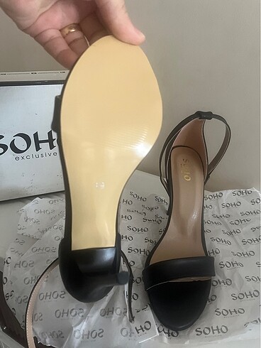 39 Beden siyah Renk Soho yazlık ayakkabı