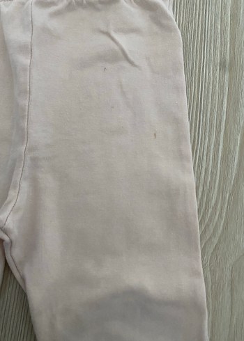 Kız Çocuk Pudra Basic Pamuk Tayt - Görsel 2