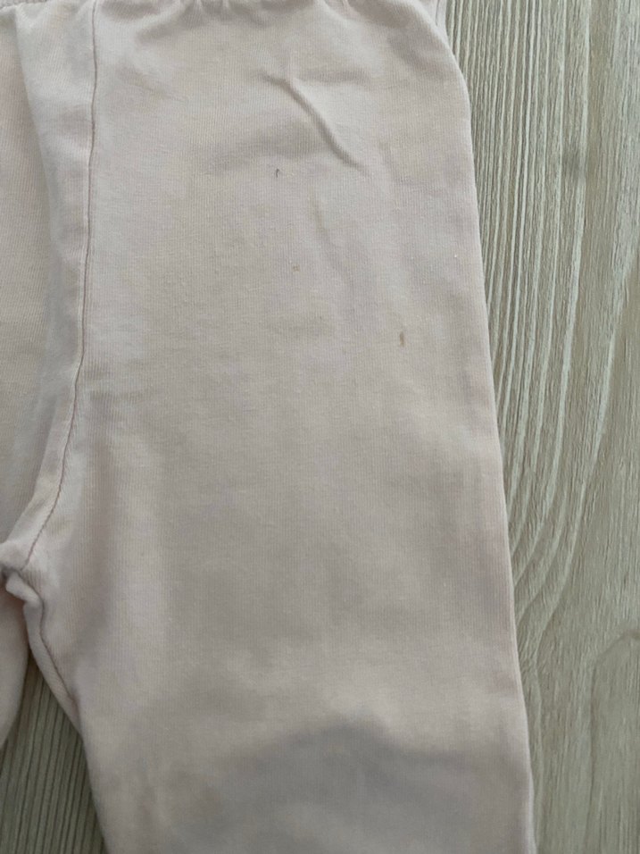 Kız Çocuk Pudra Basic Pamuk Tayt - Görsel 2