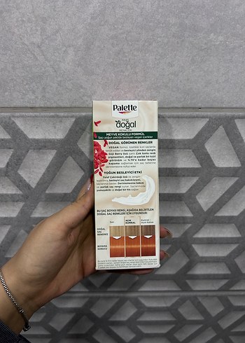 Palette Kalıcı Doğal Saç Boyası 8-77 Kızıl - Görsel 3