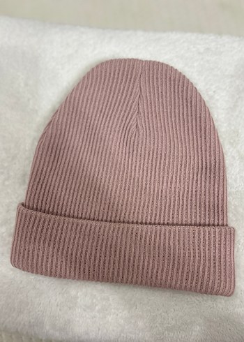 Pembe Örgü Kadın Bere - Görsel 2