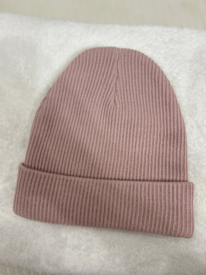 Pembe Örgü Kadın Bere - Görsel 2