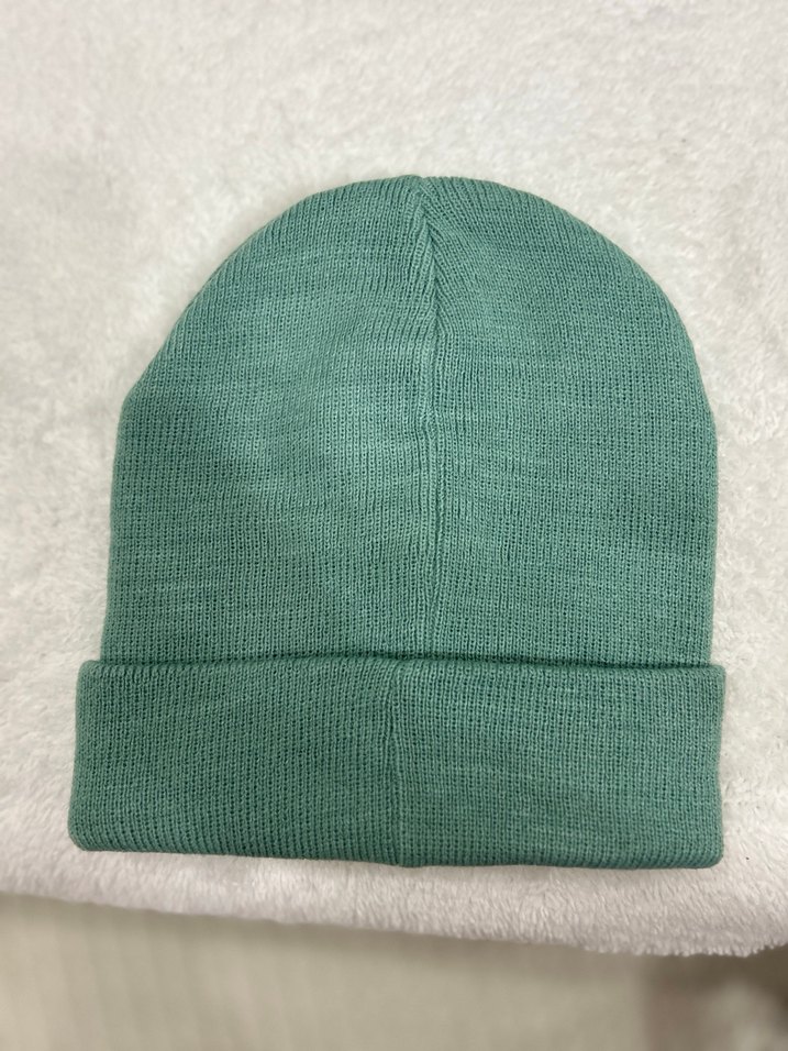 Yeşil Örgü Kadın Bere - Görsel 2