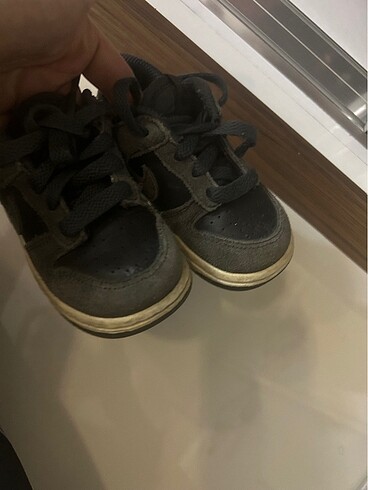 23 Beden gri Renk Nike bebek ayakkabısı 23 24 orijinaldir