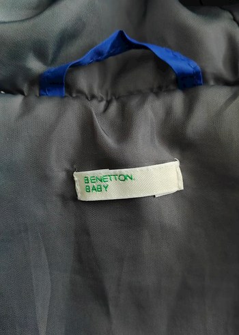 Kapüşonlu, Fermuarlı Mavi Erkek Çocuk Mont - Görsel 5