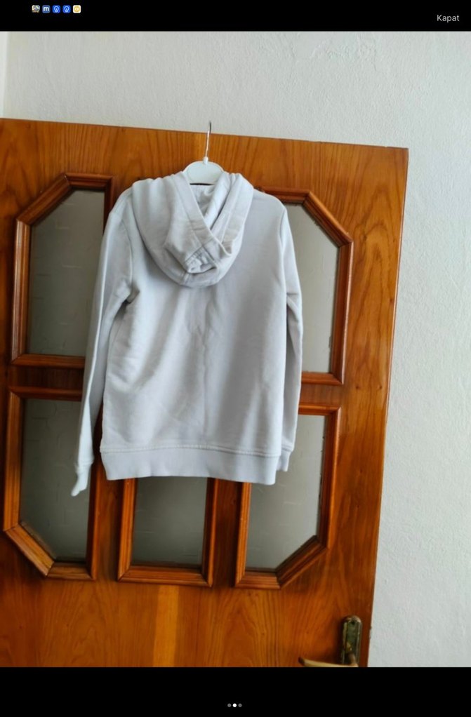 Erkek Çocuk  Kapüşonlu Pamuklu Sweatshirt - Görsel 2