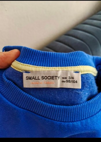 Mavi Erkek Çocuk Baskılı Sweatshirt - Görsel 3