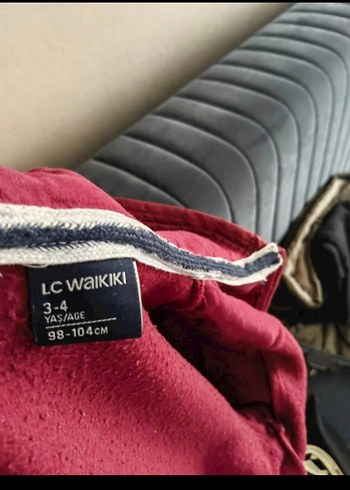 Bordo Kapüşonlu Fermuarlı Erkek Sweatshirt - Görsel 4