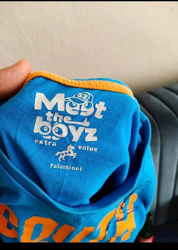 Erkek Çocuk Mavi Uzun Kollu Baskılı Sweatshirt - Görsel 3