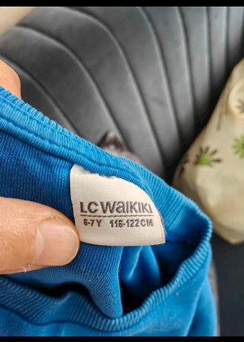 Renkli Baskılı Erkek Çocuk Mavi Sweatshirt - Görsel 4