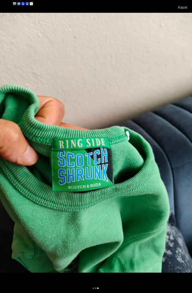 Erkek Çocuk Renkli Baskılı Yeşil Sweatshirt - Görsel 3