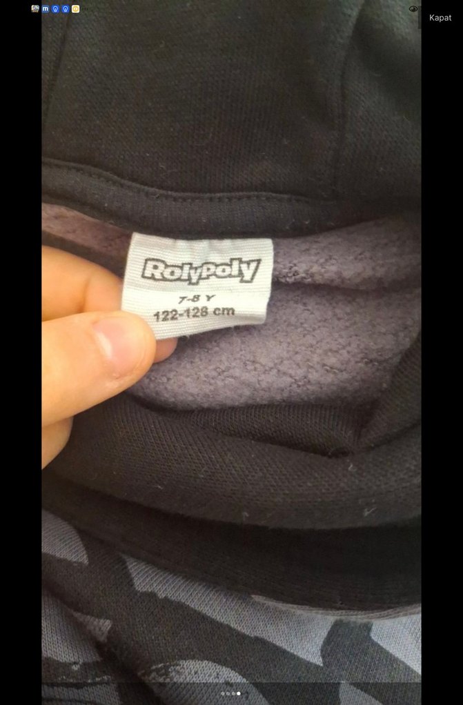 Erkek Çocuk Gri Baskılı.Sweatshirt - Görsel 5