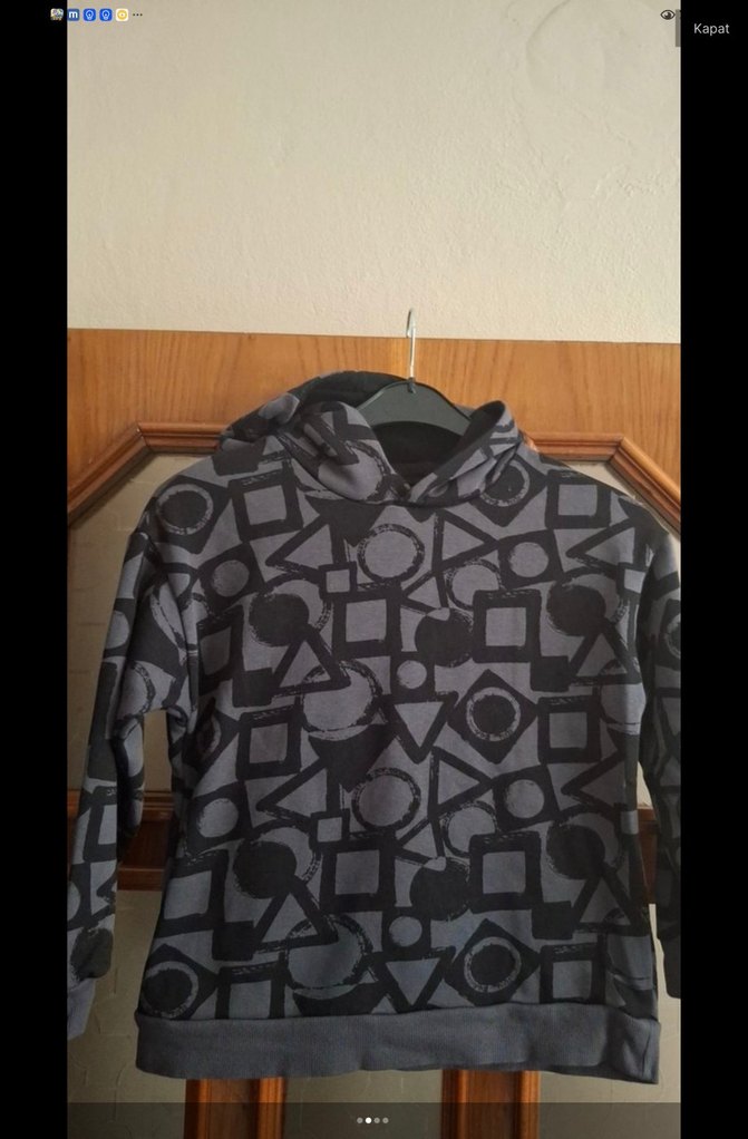 Erkek Çocuk Gri Baskılı.Sweatshirt - Görsel 2