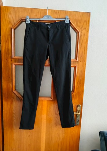 Siyah Kumaş Pantolon