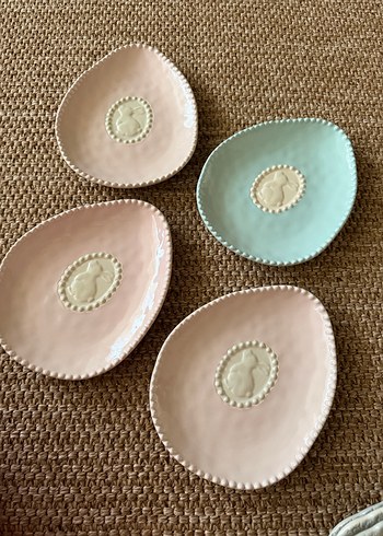 Englishome Nakışlı Bohem Çok Renkli Tabak Seti - Görsel 5