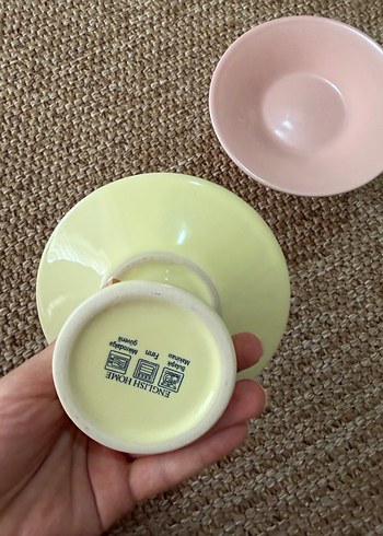 Bohem Pembe ve sarı sunumluk Tabak Seti Englishome - Görsel 3