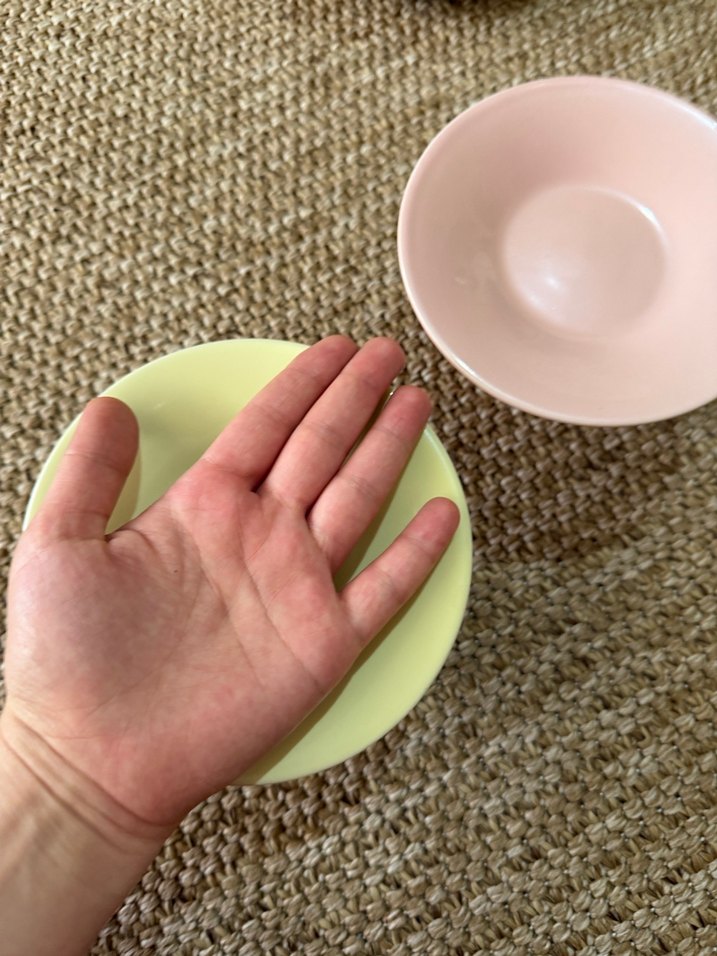 Bohem Pembe ve sarı sunumluk Tabak Seti Englishome - Görsel 4