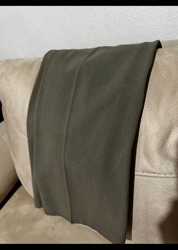 Kadın Haki Kumaş Pantolon PULL&BEAR - Görsel 5