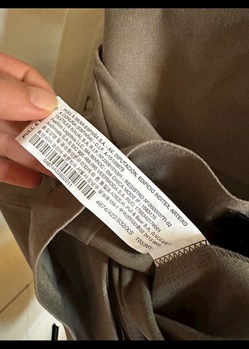 Kadın Haki Kumaş Pantolon PULL&BEAR - Görsel 7