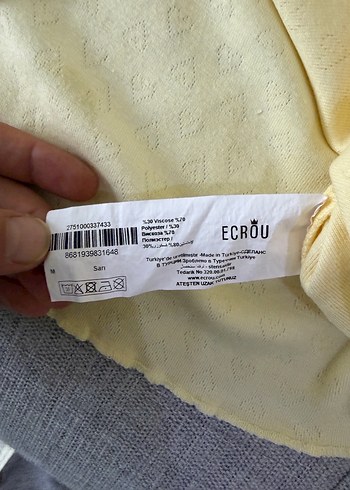 Sarı  Pijama Takımı Ecrou marka - Görsel 9