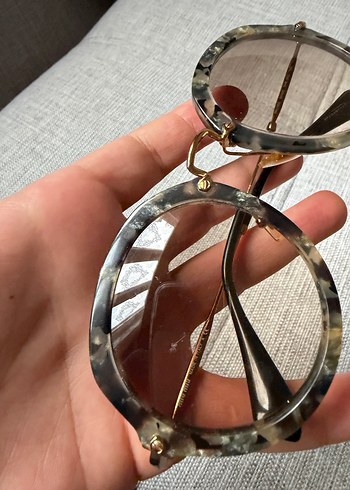 Miu miu orjinal Kahverengi Retro Kadın Güneş Gözlüğü - Görsel 8