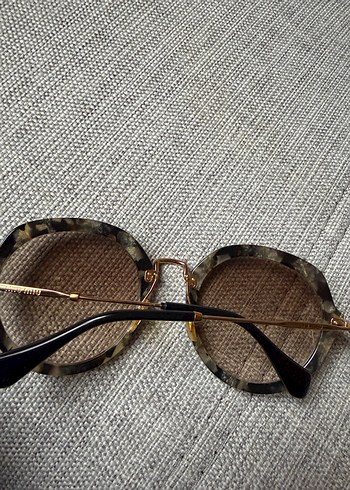 Miu miu orjinal Kahverengi Retro Kadın Güneş Gözlüğü - Görsel 4
