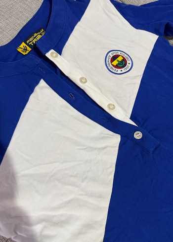 Fenerium Mavi  Uzun Kollu Spor Tişört - Görsel 2