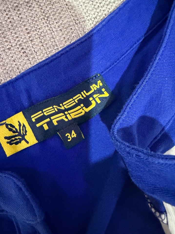Fenerium Mavi  Uzun Kollu Spor Tişört - Görsel 3