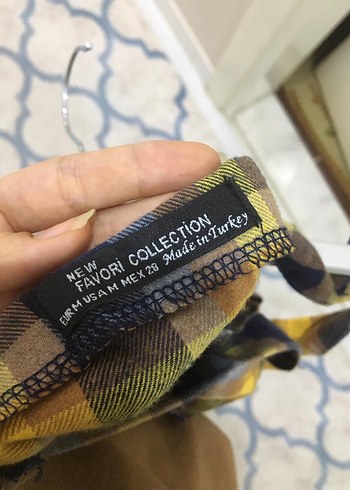 Sarı Kareli Slopet - Görsel 6