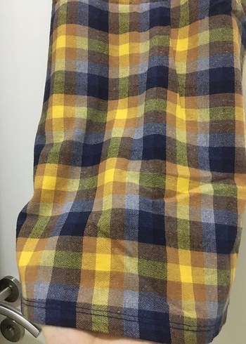 Sarı Kareli Slopet - Görsel 3