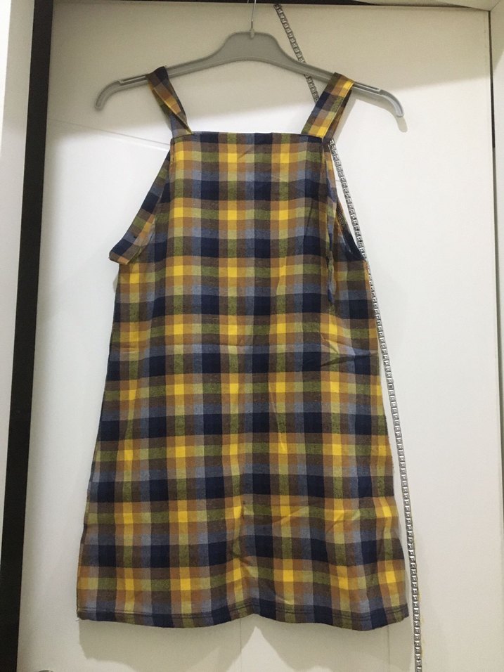 Sarı Kareli Slopet - Görsel 5