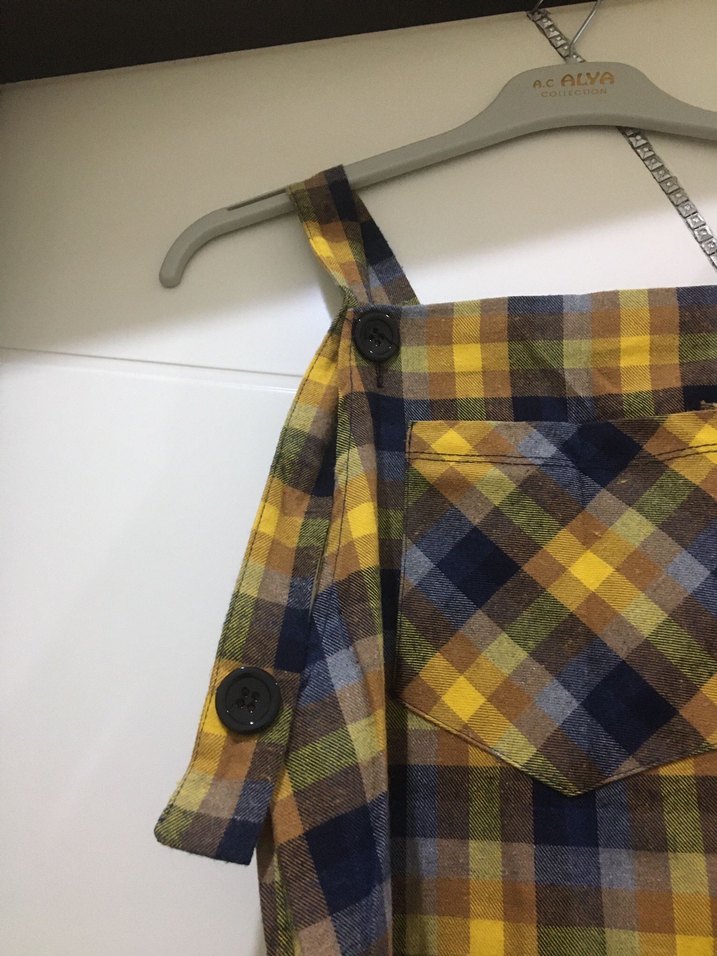 Sarı Kareli Slopet - Görsel 4