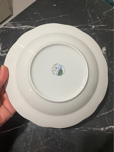 American Vintage antika yemek tabağı