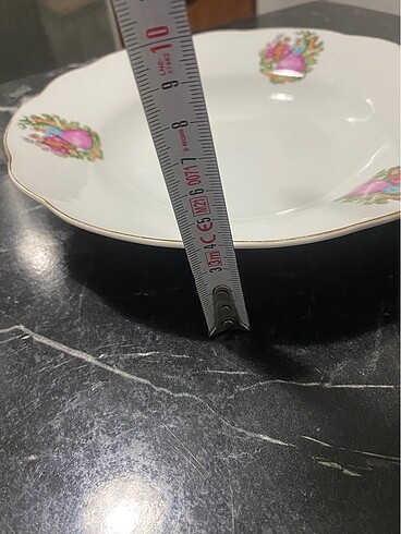 Beden beyaz Renk antika yemek tabağı