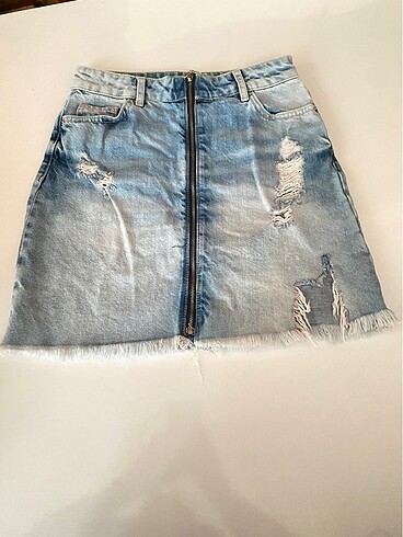 zara s beden kot mini jeans