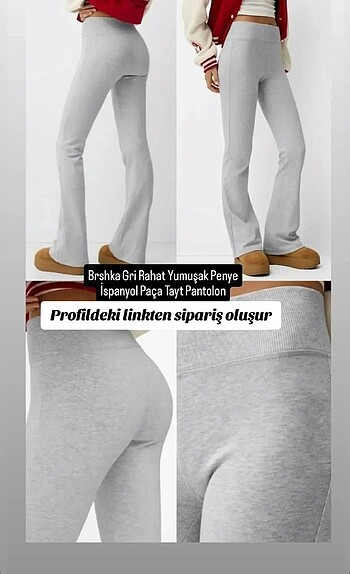 Bershka İspanyol Paça Tayt