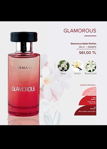 Farmasi glamours bayan parfüm