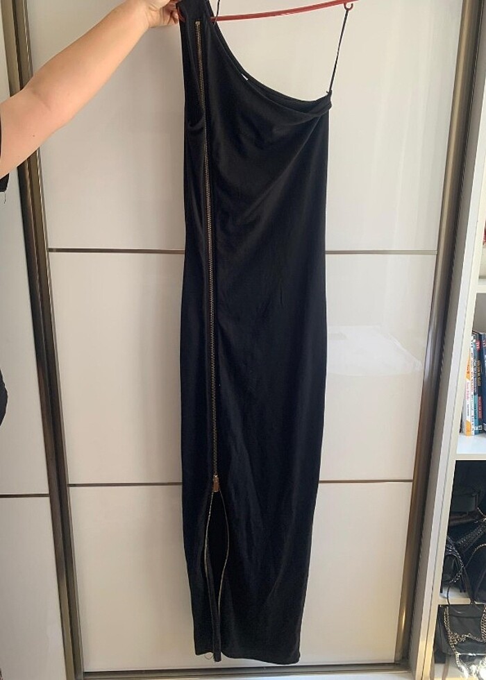 Boydan fermuarlı abiye - Görsel 2