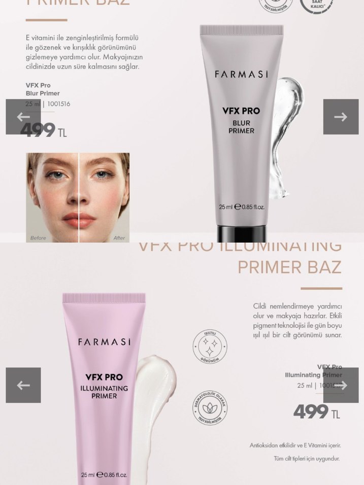 Farmasi VFX Pro Makyaj Bazı ve Sabitleyici.adet fiyatıdır - Görsel 2