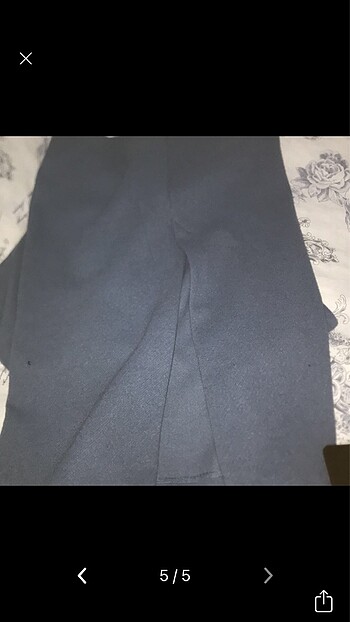 zara mavi drapeli elbise. - Görsel 5