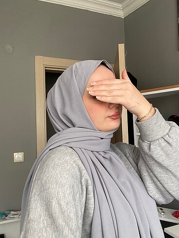 Diğer Gri şifon şal