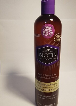 Gratis hask biotin sülfatsız şampuan hacim veren