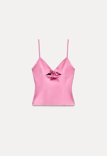 Zara Fiyonk detaylı top
