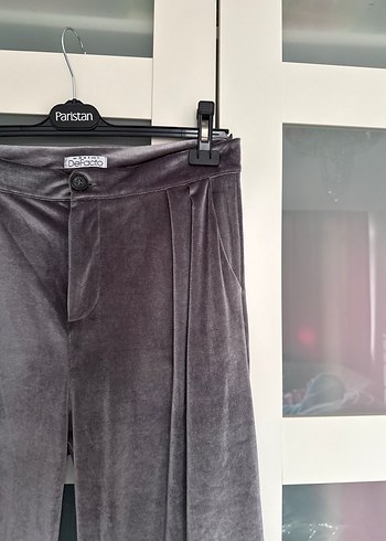 Kadife palazzo pantolon - Görsel 6