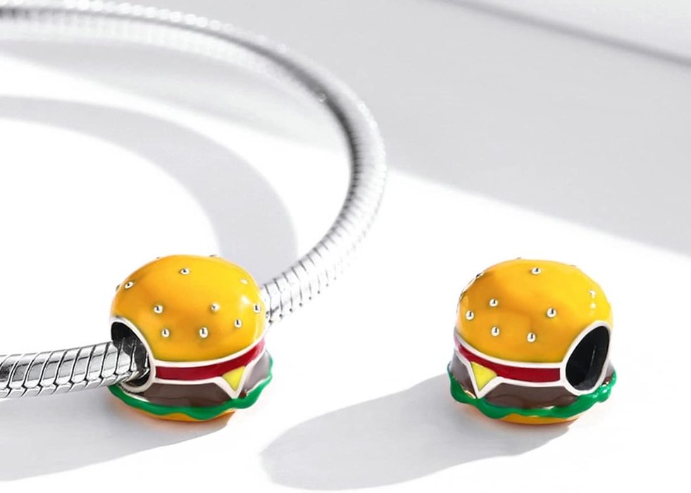 Hamburger charm - Görsel 2