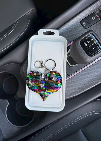 Payetli anahtarlık & çanta charmı - Görsel 3