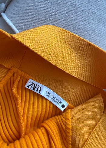 Zara Zara turuncu elbise