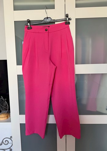 Zara Pembe Kumaş Pantolon