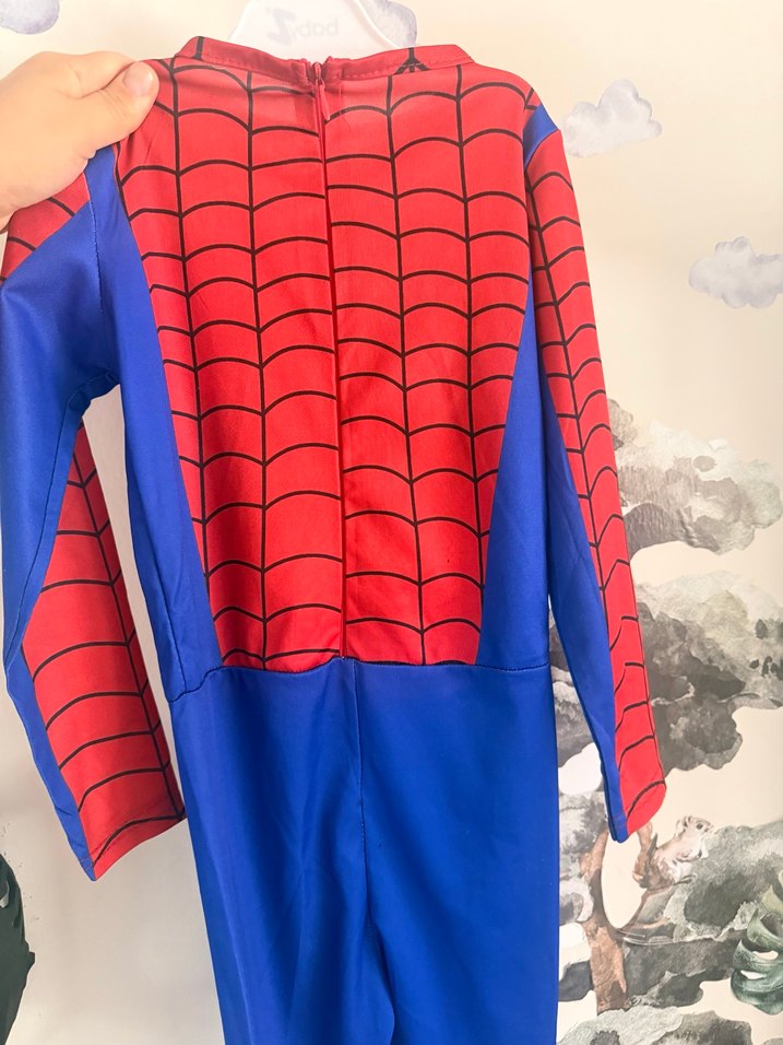 Renkli Spiderman Baskılı Çocuk Kostümü - Görsel 3