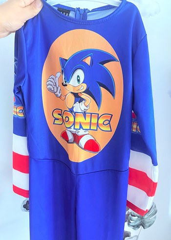 Renkli Sonic Baskılı Çocuk Kostümü - Görsel 2